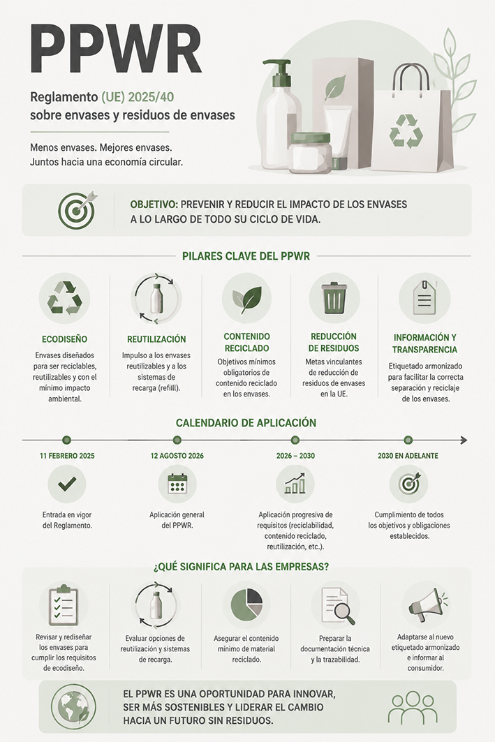 PPWR 2026: qué debes saber sobre el nuevo marco europeo de envases y residuos de envases